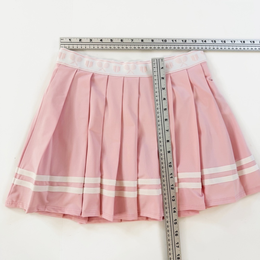 Eleven by Venus Williams Skort Women Large Pink White Baseline Tennis Pickleball - Picture 8 of 10
